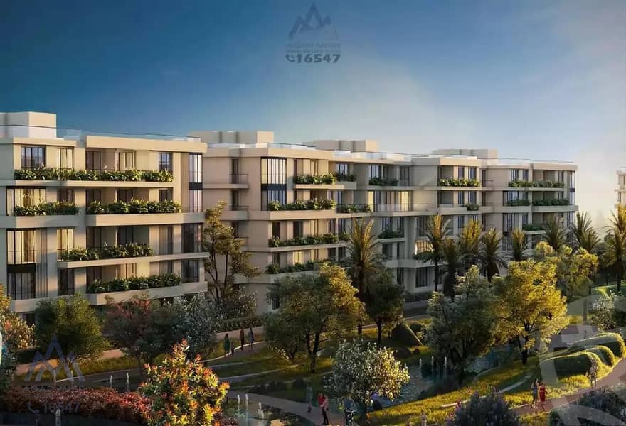 شقة للبيع في كمبوند ماونتن فيو آي سيتي أكتوبر مرحلة اللاجون بمساحة 115 متر 0