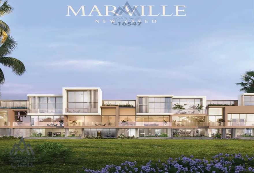 شقة١٨٠م للبيع في كمبوند مارفيل المراسم نيو زايد 0