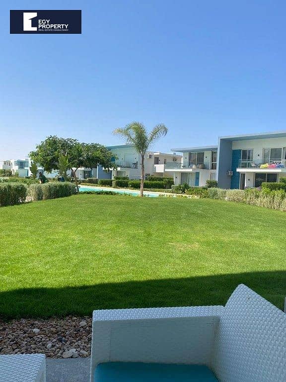 شاليه بجاردن للبيع في فوكا باي راس الحكمه lمفروش لاجون فيو 0