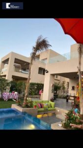 شاليه للبيع في هاسيندا باي بجاردن و حمام سباحه خاص متشطب بالكامل 18,750,000 ج.م