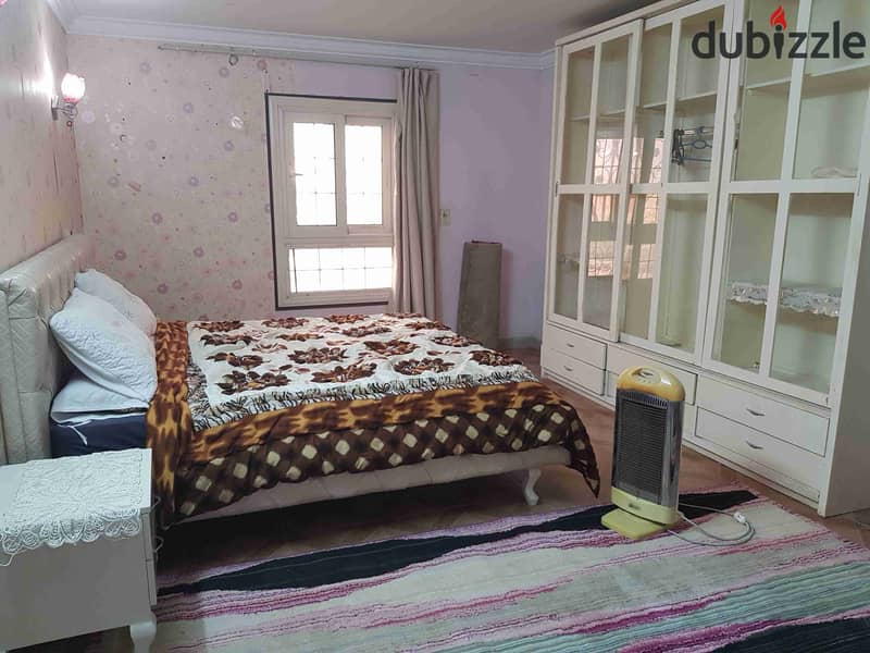 من المالك شقة مفروشة بجوارهيلتون المعادي ومستشفىالسلام وجنين 0