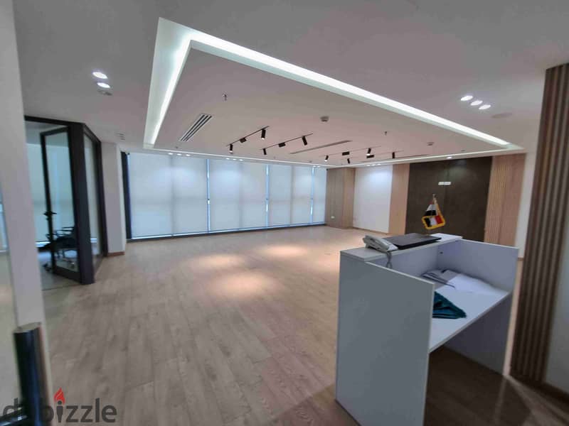 مقر اداري للايجار 148متر في التجمع الخامس شارع التسعين Office For Rent 148Sqm In Fifth Settlement 0
