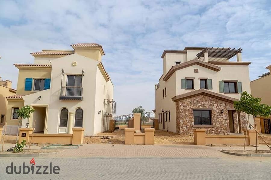 فيلا مستقله ريسيل للبيع في بارسل ١٧ ميفيدا اعمار التجمع الخامس تشطيب اعمار 0