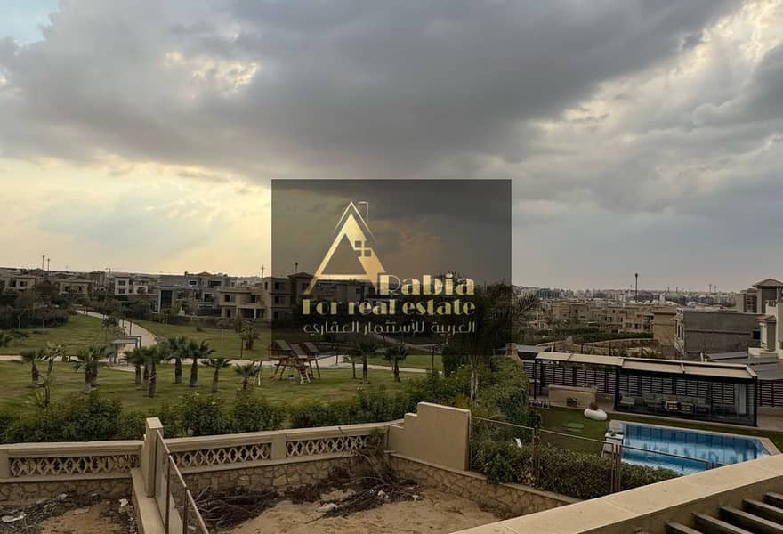 باقل سعر توين هاوس ٥٢٥م في كمبوند بالم هيلز قطاميه 0