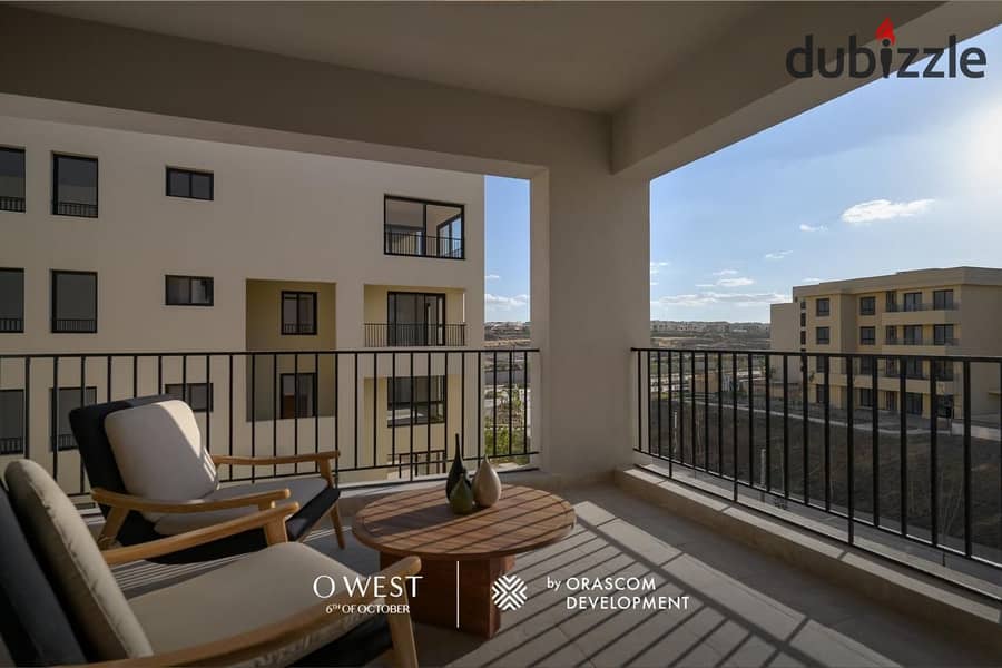 استلم شقتك فورى و متشطبه بالكامل بفيو خرافى فى OWEST مع ساويرس 0