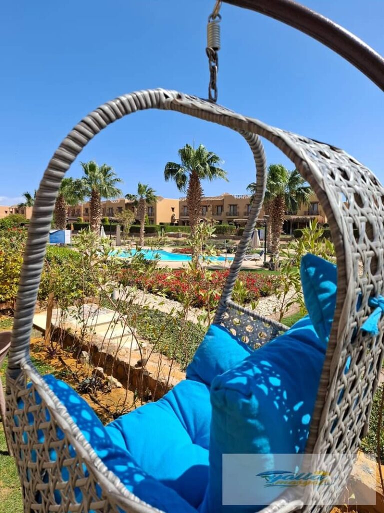 شاليه أرضي بحديقة خاصة للبيع في ماونتن فيو 1 العين السخنة على البسين مباشرة 0