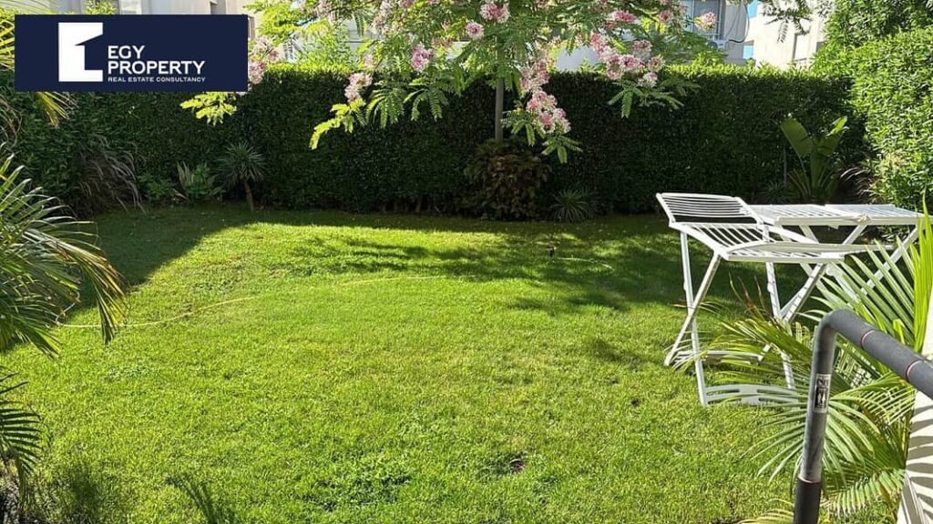 شاليه  بجاردن للبىع متشطب بالكامل  في هاسيندا باي الساحل الشمالي  باقل سعر 0