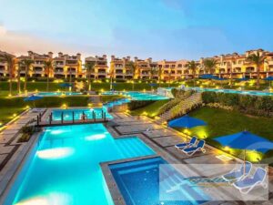 شاليه ريسيل في لافيستا 6 السخنة | فيو بانوراما بحر | استلام 2029 12,320,000 ج.م