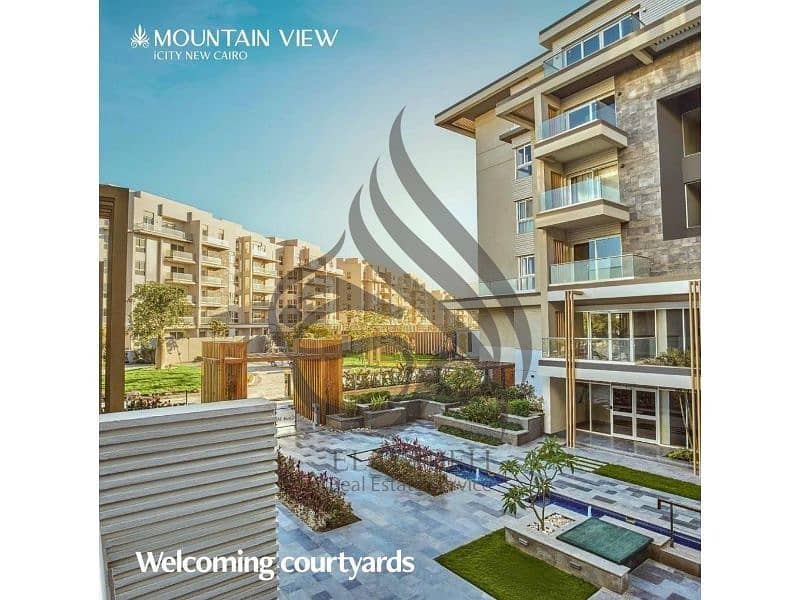 بارك فيلا دوبلكس بحديقة للبيع في ماونتن فيو اي سيتي التجمع الخامس استلام فوري موقع مميز 0