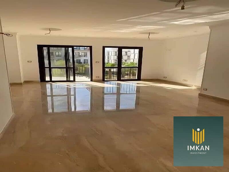 شقة للبيع قسط على 10 سنين ارضي بجاردن استلام فورى امام المطار فى كمبوند ستودا شيراتون 0