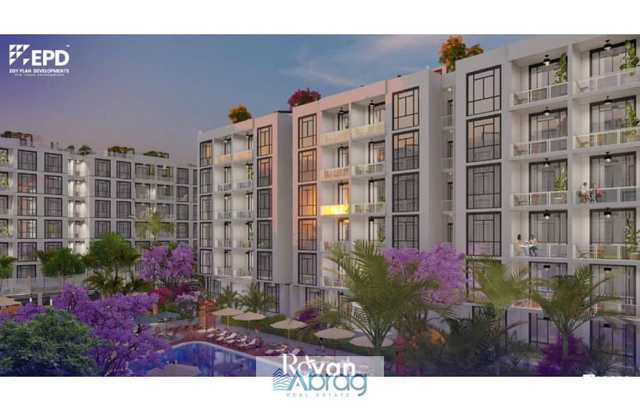 شقه للبيع في الشيخ زايد بتسهيلات داخل كمبوند روفان قريب من شارع هايبر 0