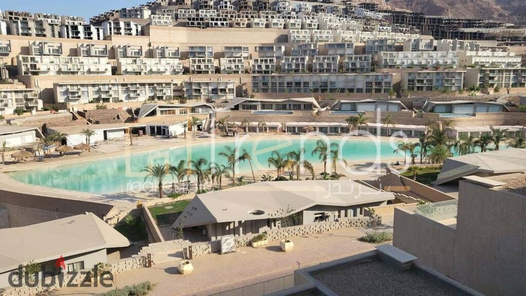 شالية 92 متر متشطب بالكامل صف تاني للبيع فى المونت جلالة العين السخنة يطل على البحر رائع وبأفضل سعر !!! 0