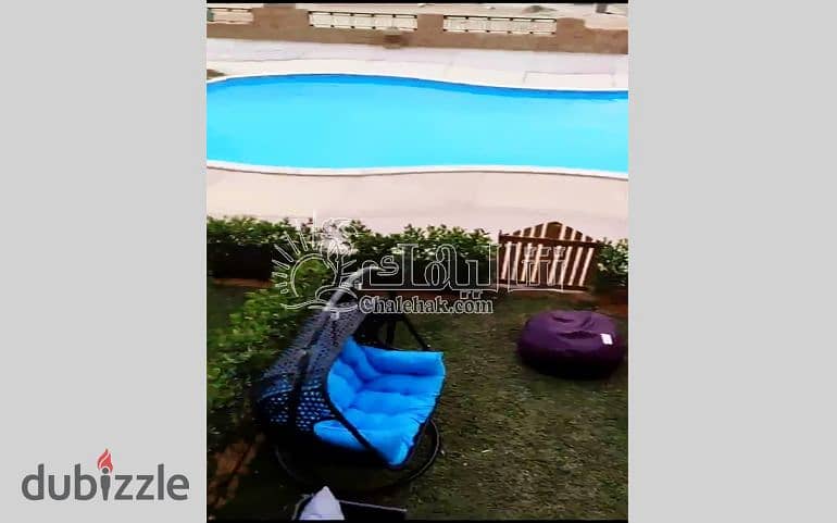 شاليه بفيو مميز علي البحر وحمام السباحة دور اول استلام فورى للبيع – قرية لاسيرينا بالم بيتش – العين السخنة 0