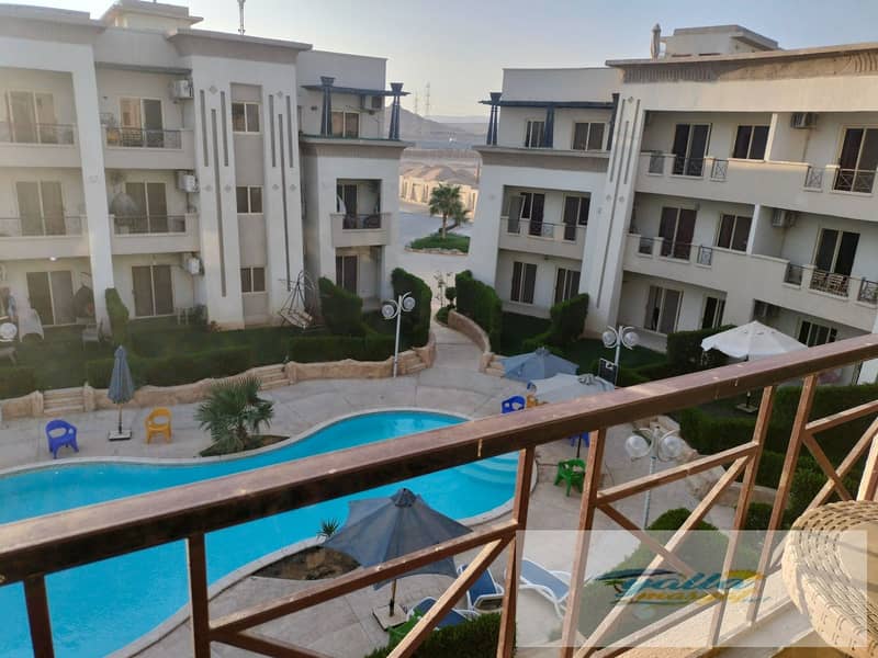 شاليه للبيع في لا سيرينا ميني إيجيبت العين السخنة | تاني علوي + روف مفروش بالكامل بالتكييفات 0