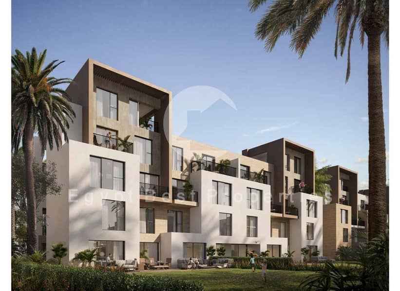 اقل سعر في السوق مقدم واقساط شقة متشطبة بالكامل بالتكيفات للبيع في موقع مميز جدا في زيد ايست اورا القاهرة الجديدة 0