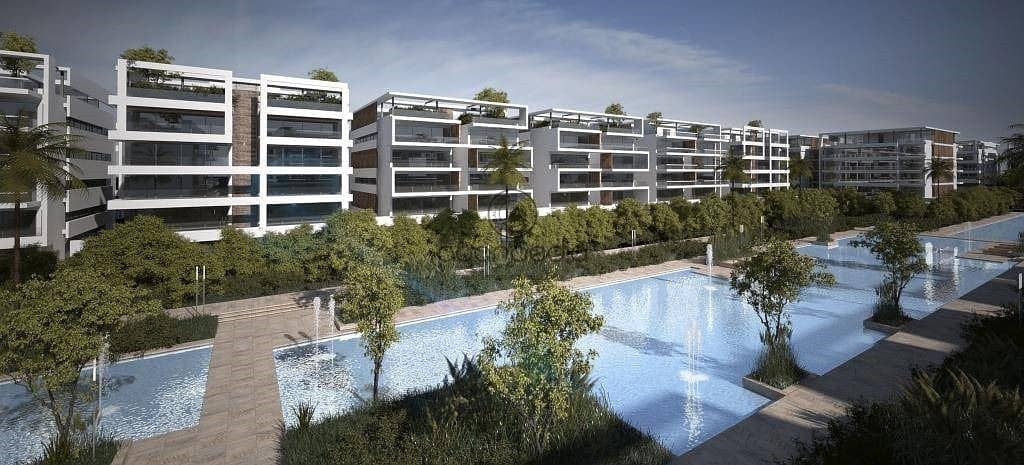 ليك فيو ريزيدنس - شقة بموقع مميز نصف تشطيب للبيع 0