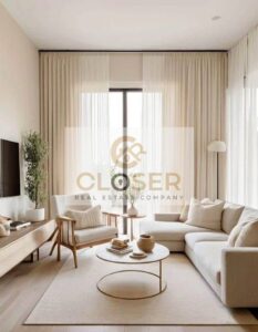 شقة للبيع 117م تشطيب كامل فى التجمع الخامس بمقدم 970 الف 9,700,000 ج.م