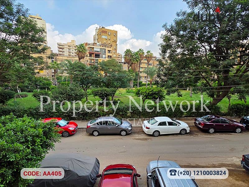 شقة  نصف مفروش للبيع – أرض الجولف، مصر الجديدة ، اطلالة على مساحات خضراء ، جاهزة للاستلام الفوري 0