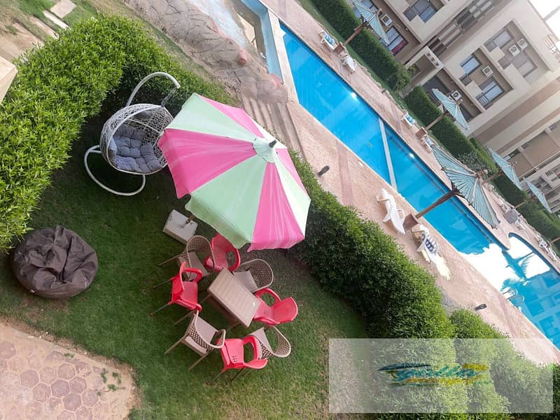 فيلا دوبلكس للبيع في بلو باي أسيا العين السخنة – دبل فيو بحر وعلى البسين مباشر 0