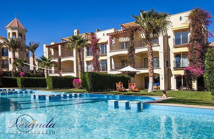 ستوديو للبيع في فيراندا سهل حشيش | إطلالة على المسبح | تشطيب كامل 0