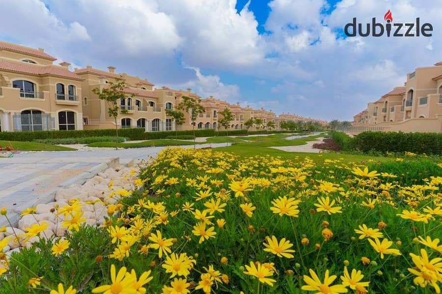 فيلا استلام فوري بفيو حديقة في كمبوند ساكن وعايش و80% مساحات خضرة 0