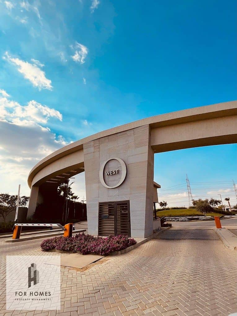 شقة المساحة: ٢٠٩ متر  للبيع في اويست 6 أكتوبر 6th of October / O West Compound 0