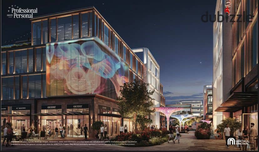 مكتب للبيع 77 متر علي طريق الواحات مباشر بجوار مول مصر في اهم مشاريع 6 اكتوبر مول جنكشن بالتقسيط 0