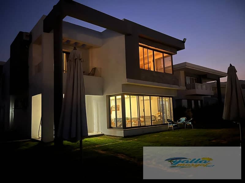 فيلا صف أول على الجبل في كمبوند دولفين – شركة الحجاز | فيو بحر بانوراما واستلام فوري 0