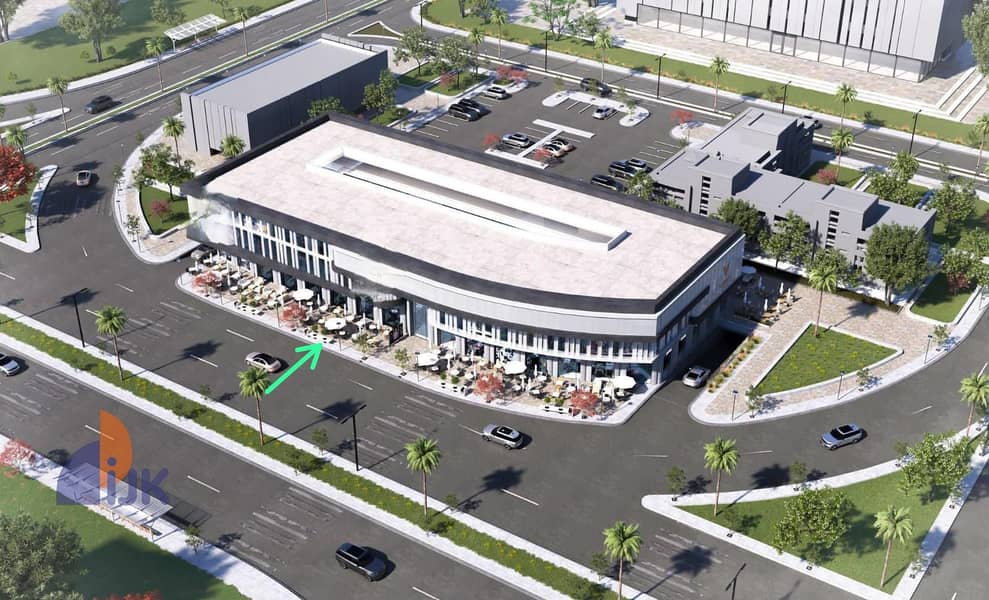 محل تجارى للبيع واجهه على محور الزهور الرئيسى الحى الثامن مدينة العبور Obour City 0