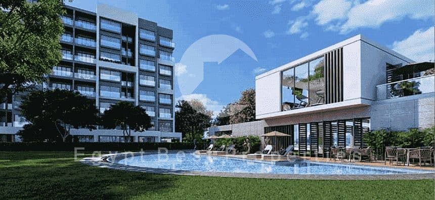 شقة للبيع بكمبوند بلو تري القاهرة الجديدة 0