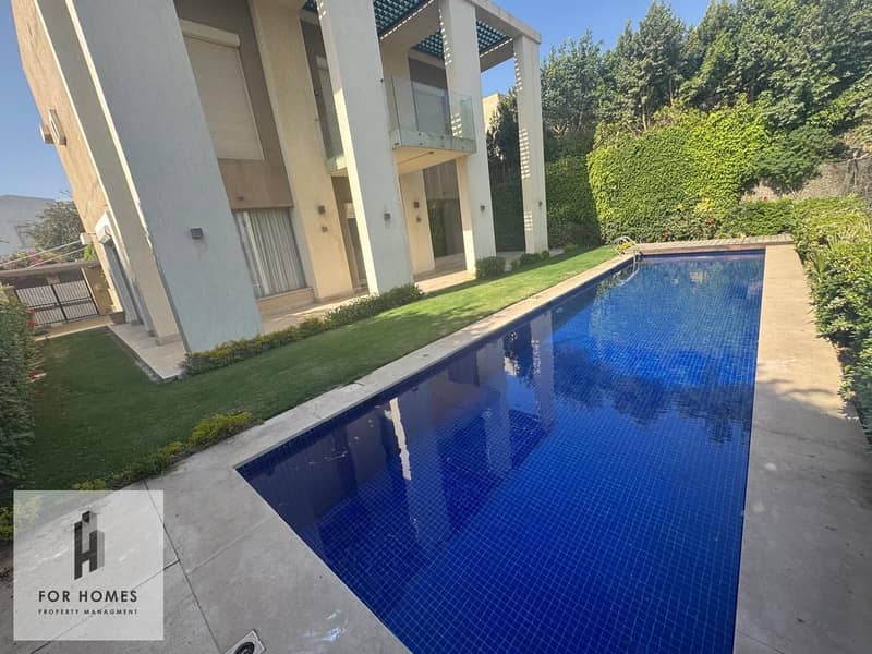 للبيع صف أول على الجولف، فيلا مستقلة بتشطيبات راقية بحمام سباحة  في بيفرلى هيلز أليجريا سوديك، الشيخ زايد beverly el sheikh zayed Allegria 0