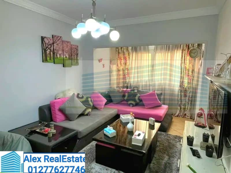 شقه مفروشه للايجار في سموحه كمبوند اسيد 0