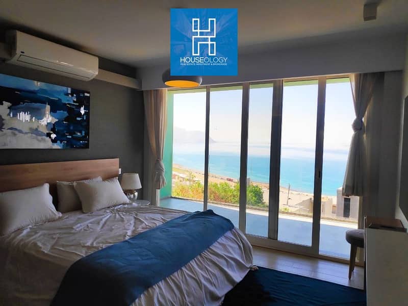 بخصم يصل الي 45% امتلك في المونت جلاله العين السخنه شاليه علي البحر مباشرة متشطب بالكامل للبيع بسعر مميز Il monte galala 0