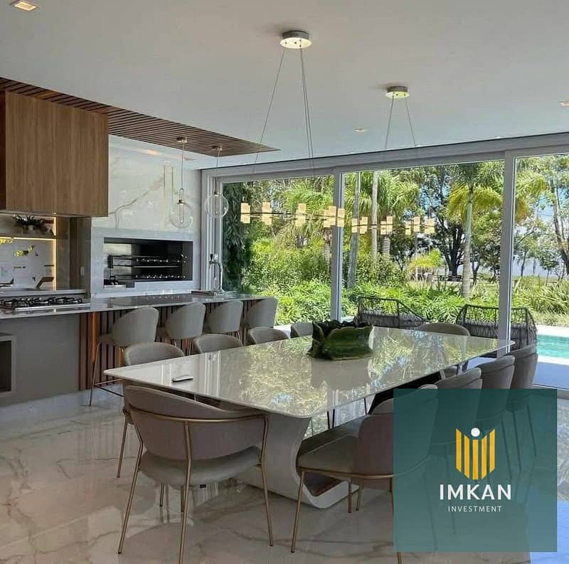 فيلا مبنية في سعادة - التجمع الاول - فيلا استلام فورى للبيع في كمبوند سعاده | Saada New Cairo م717 م ارضي+ جاردن 0