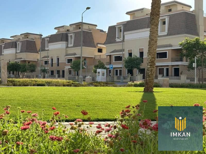 فيلا للبيع ( تاون هاوس ) 160م استلام فورى قسط على 8 سنين فى كمبوند سراي القهرة الجديدة بجوار  مدينتي و العاصمة الأدارية 0