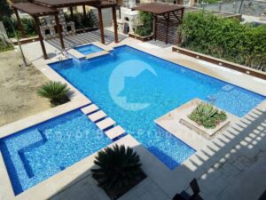 فيلا بحمام سباحة للبيع متشطبة الترا سوبر لوكس جولدن سكوير التجمع الخامس ازار ريدي جروب Azzar 1 Goden Square فيلا للبيع في التجمع فيلا متشطبة للبيع 38,000,000 ج.م