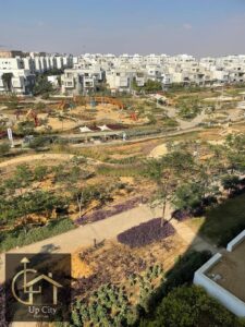 55,000 ج.م شقه ٣ غرف نوم و غرفة ناني بافضل فيو في الكمبوند بها مطبخ و تكيفات للايجار في هايد بارك التجمع الخامس القاهرة الجديدة