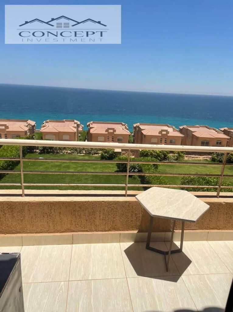 توين هاوس شاليه  بحري بإطلالة كاملة على البحر في تلال السخنة - العين السخنة 0