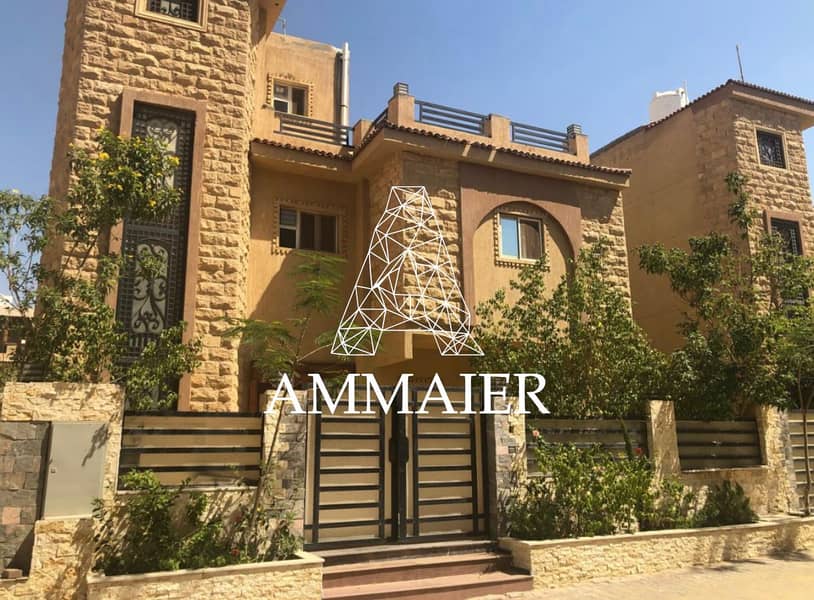 فيلا تشطيب الترا سوبر لوكس للبيع في جرين بلازا، الحزام الأخضر امام وصلة دهشور الشيخ زايد، ٥٠٠ م² مباني، ١٠٠ م² جاردن – المطلوب 15 مليون 0