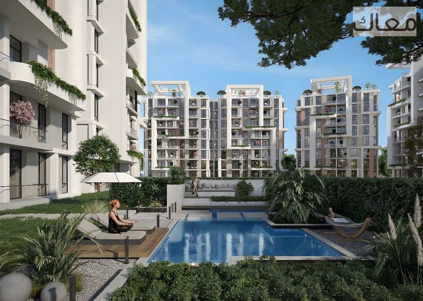 باقل سعر هتمتلك شقة 3 غرف جوا كمبوند متشطبة بالكامل 0