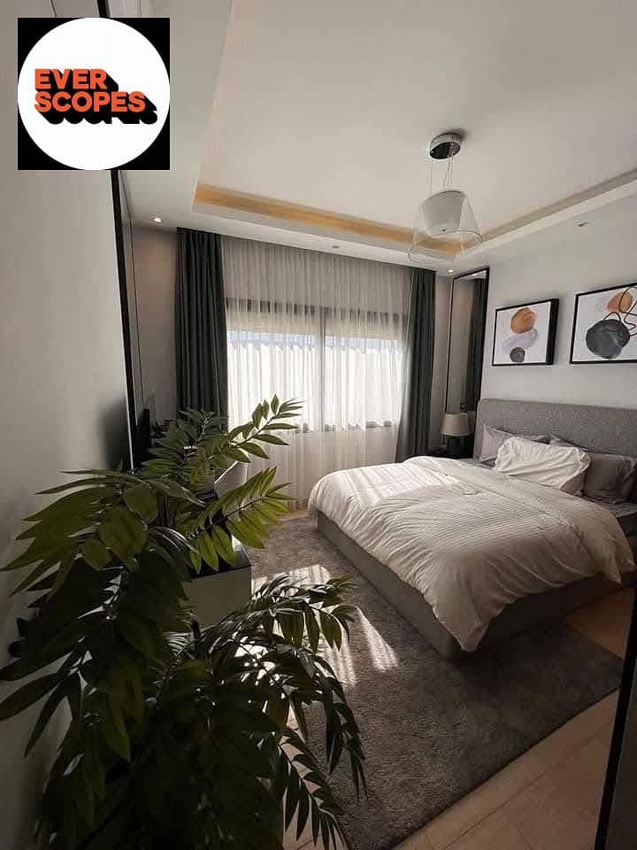 شقة للبيع غرفتين متشطبة في بلوم فيلدز في المستقبل سيتي بالقرب من الجامعه الامريكية والجولدن سكوير 0