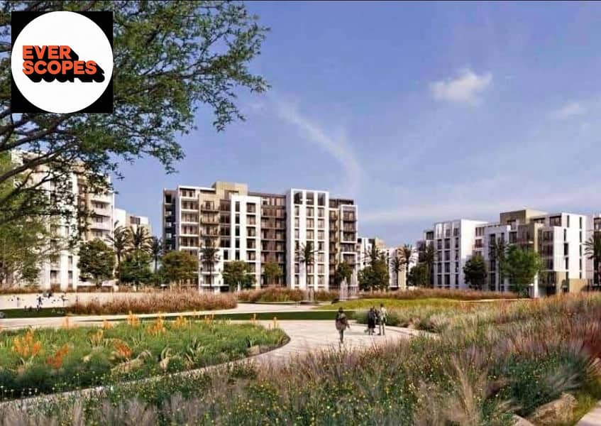 شقه لقطه للبيع في التجمع في برايم لوكيشن عند الجامعه الامريكيه فيو جاردن 0