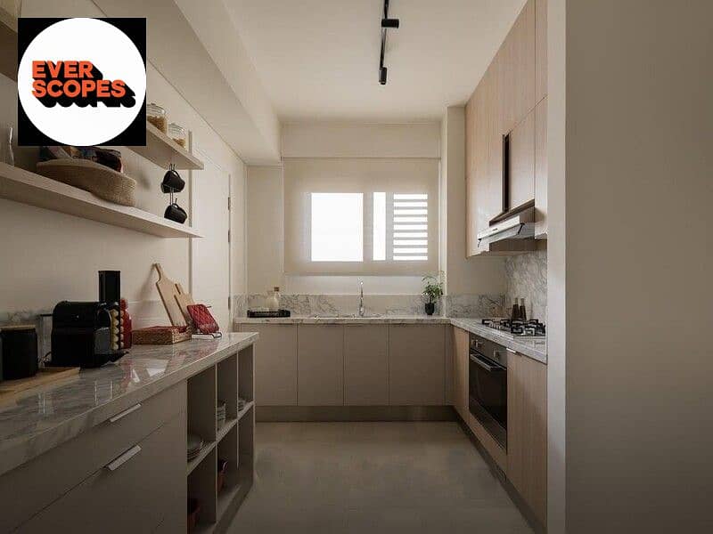 شقة للبيع تشطيب كامل اميز لوكيشن في العاصمة الادارية الجديدة امام البرج الايقوني 0