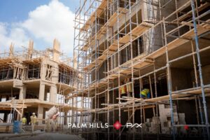 20,000,000 ج.م بجوار نيو جيزة عمارة للبيع متشطبة استلام فوري من بالم هيلز في كمبوند Px