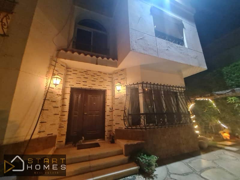 فيلا للبيع في مدينة الرحاب – تاون هاوس مميزة جدًا  نموذج B – المرحلة الأولى  في موقع ممتاز جدًا خطوات من مسجد الهدية 0