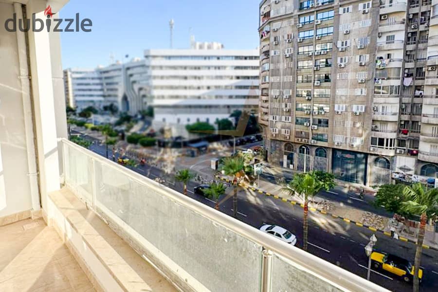 شقة للايجار سموحه (جراند فيو) 180 م 0