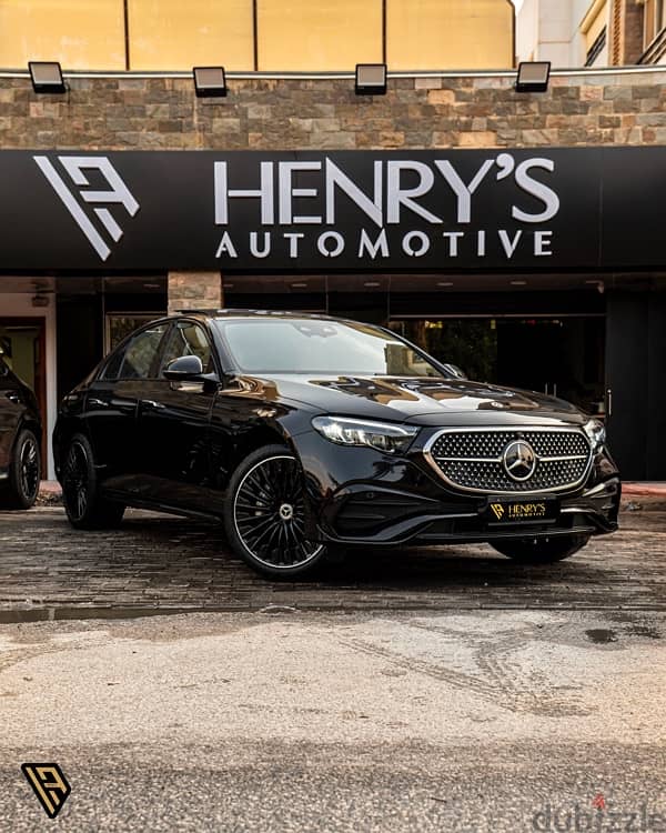 Mercedes E300 2025 AMG أقل سعر زيرو في مصر / عفشه / محاور / ستائر 0