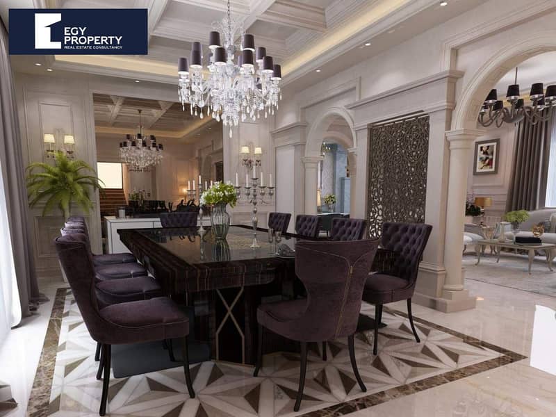 فيلا للبيع في ميفيدا التجمع الخامس مفروشه بالكامل استلام فوري 0