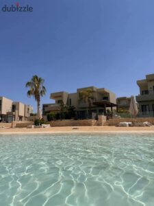 شاليه للبيع مباشر على لاجون في أرقي منطقة في العين السخنة بمقدم 2.500. 000 مع تقسيط المتبقى 25,000,000 ج.م