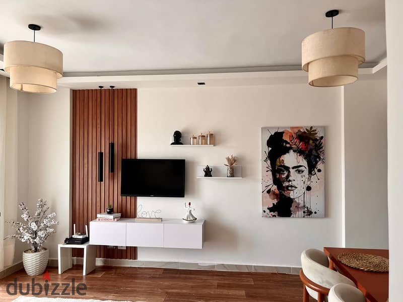 للبيع بمدينتى 74م بجوار خدمات b12 تشطيبات خاصة بالفرش والاجهزة دور متكرر 0